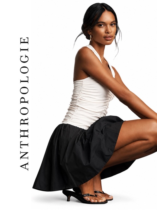 Anthropologie Dresses & Skirts - Anthropologie Maeve Halter Twofer Mini Dress